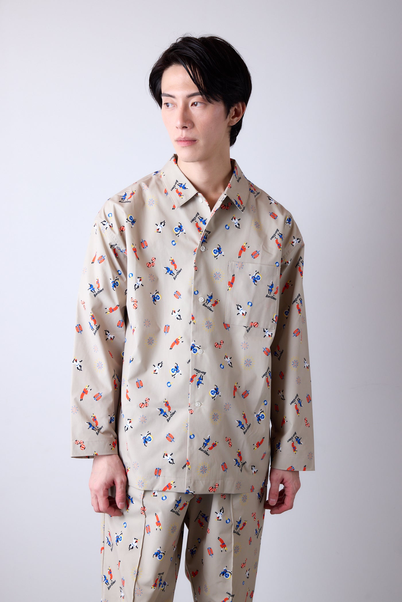 Bonodori Print L/S Shirt (M)