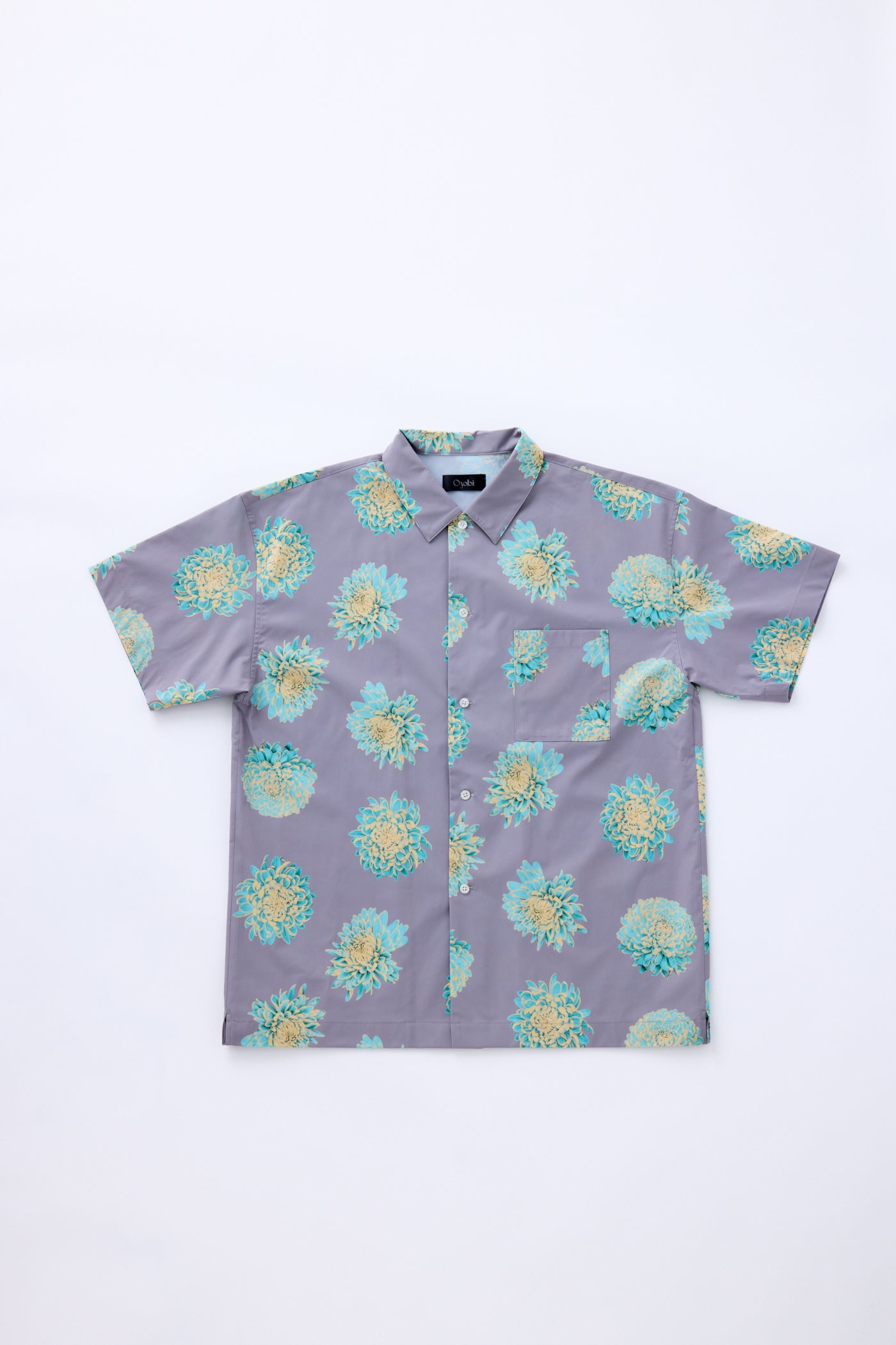 Flower Print S/S Shirt (M)