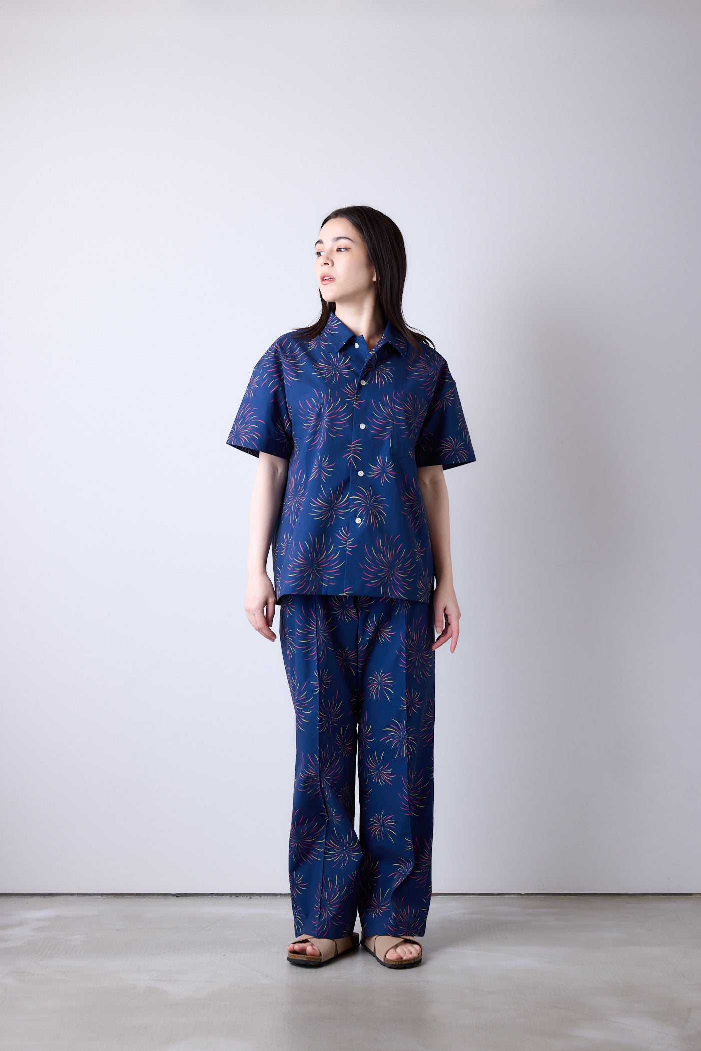 HANABI PRINT PANTS (W)