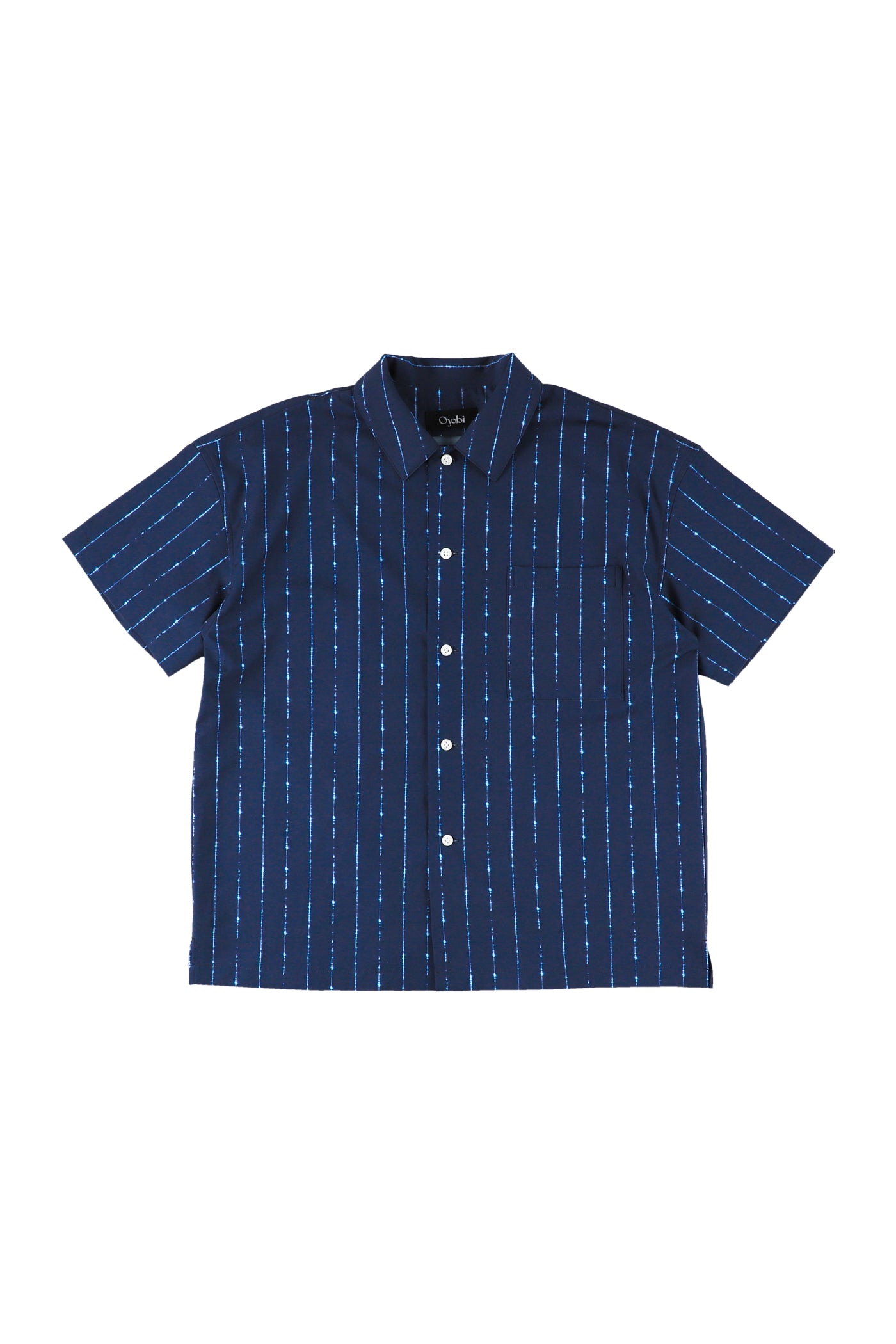 Indigo Stripe Print S/S Shirt (W)